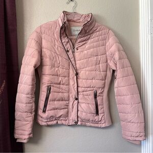 RB29 Snobbish Collection Light Mauve Puffer Jacket with Pockets Size Medium